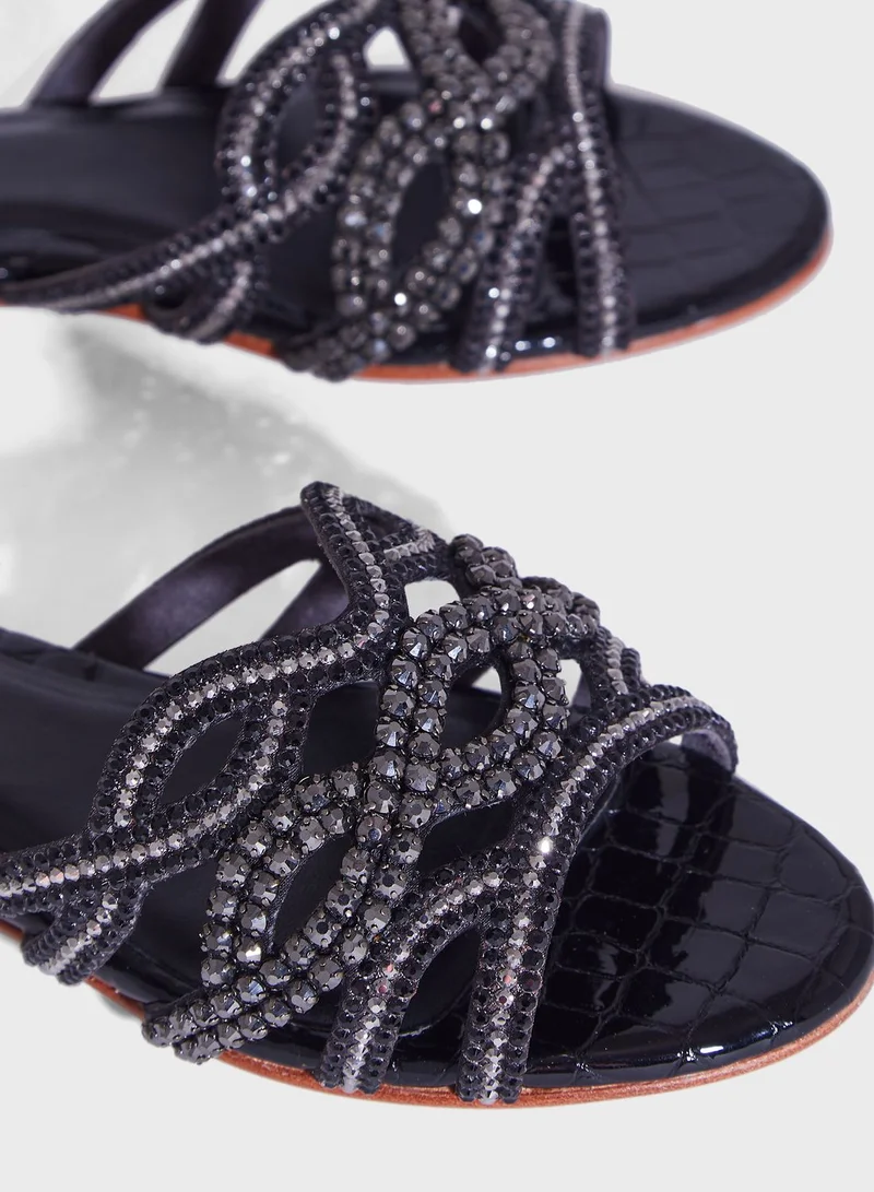 Nicoli Floris Slip On Sandals