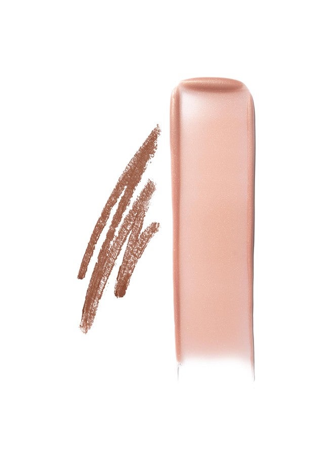 Jouer Café Lip Kit | Long-Wear Crème Lip Liner in Café (matte neutral brown) & Tinted Lip Oil in Chantilly (shimmering milky nude) | $47 Value - Image 2