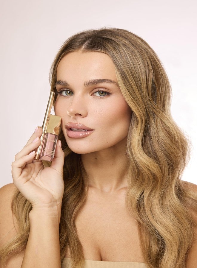 Jouer Café Lip Kit | Long-Wear Crème Lip Liner in Café (matte neutral brown) & Tinted Lip Oil in Chantilly (shimmering milky nude) | $47 Value - Image 3