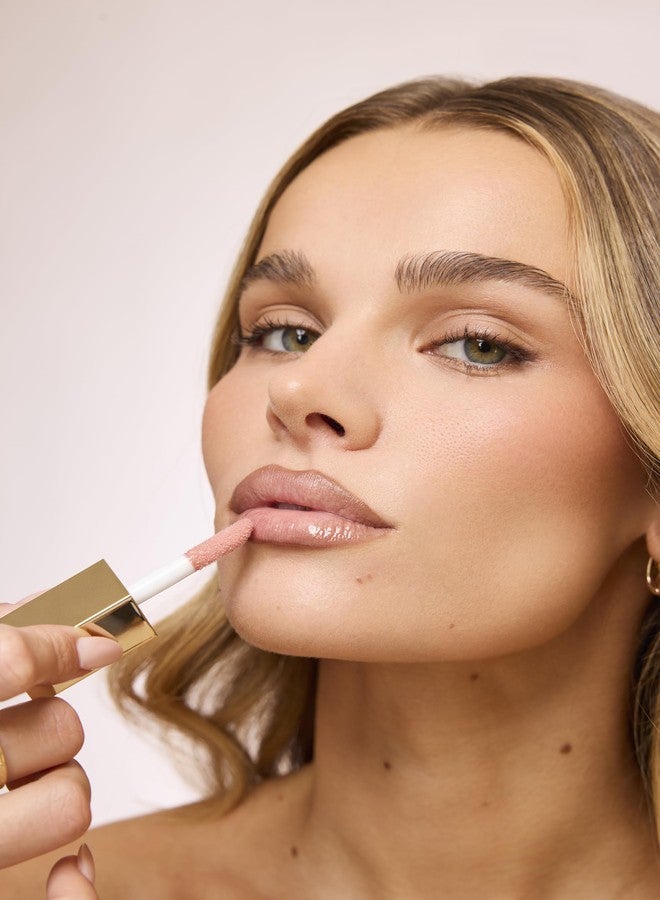 Jouer Café Lip Kit | Long-Wear Crème Lip Liner in Café (matte neutral brown) & Tinted Lip Oil in Chantilly (shimmering milky nude) | $47 Value - Image 5