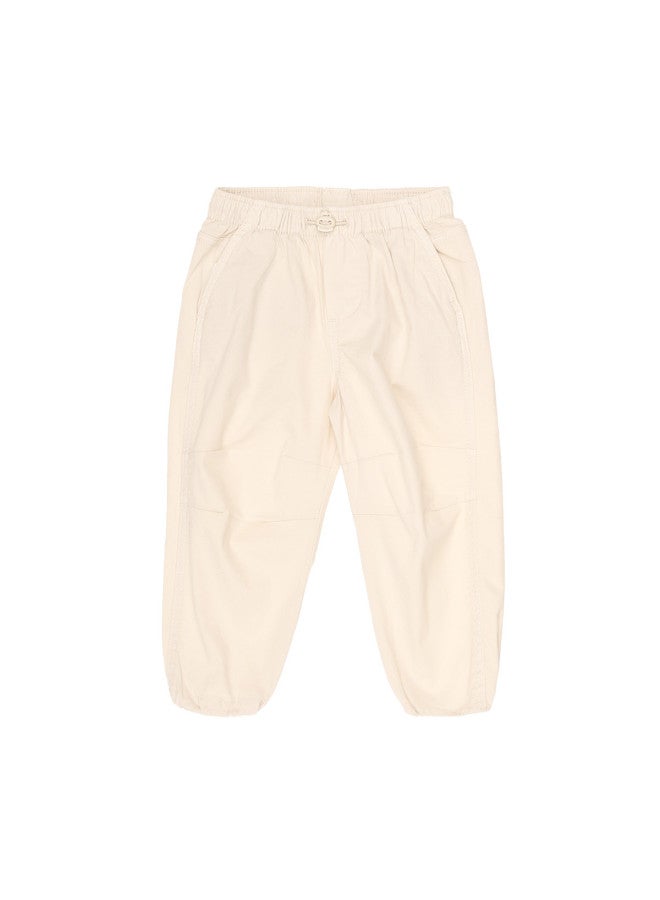 Zara Boys' Solid Color Simple Loose Comfortable Outdoor Elastic Cuff Pants Casual Trousers - Image 2