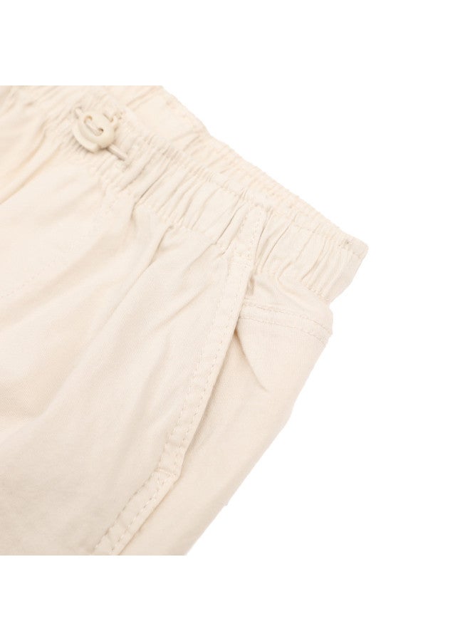 Zara Boys' Solid Color Simple Loose Comfortable Outdoor Elastic Cuff Pants Casual Trousers - Image 5