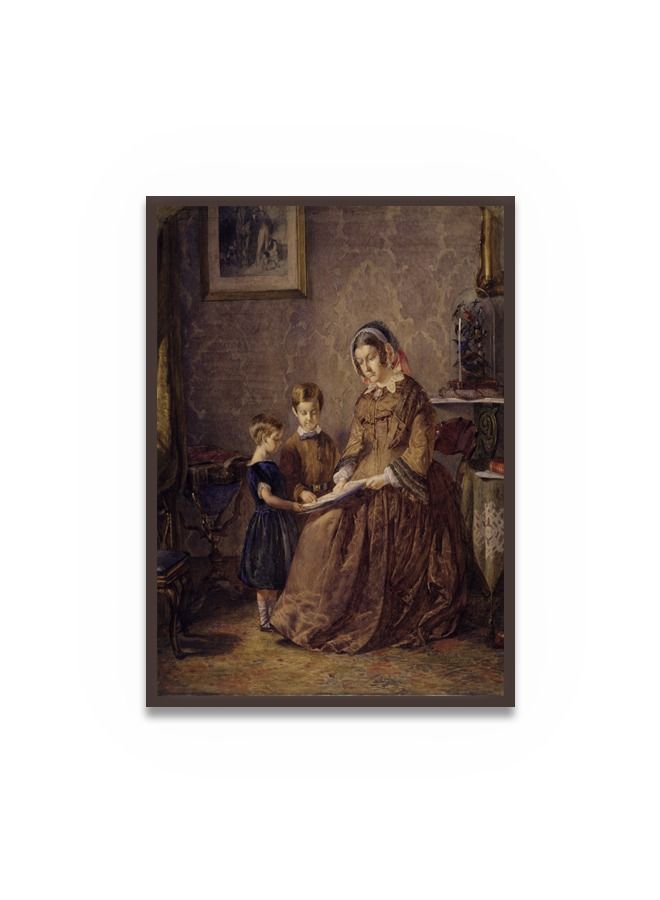 Marktna Canvas Wall Art For Wall Decoration, Modern Design, With A Hollow Brown Frame, Size (120x80),One Piece - Image 2