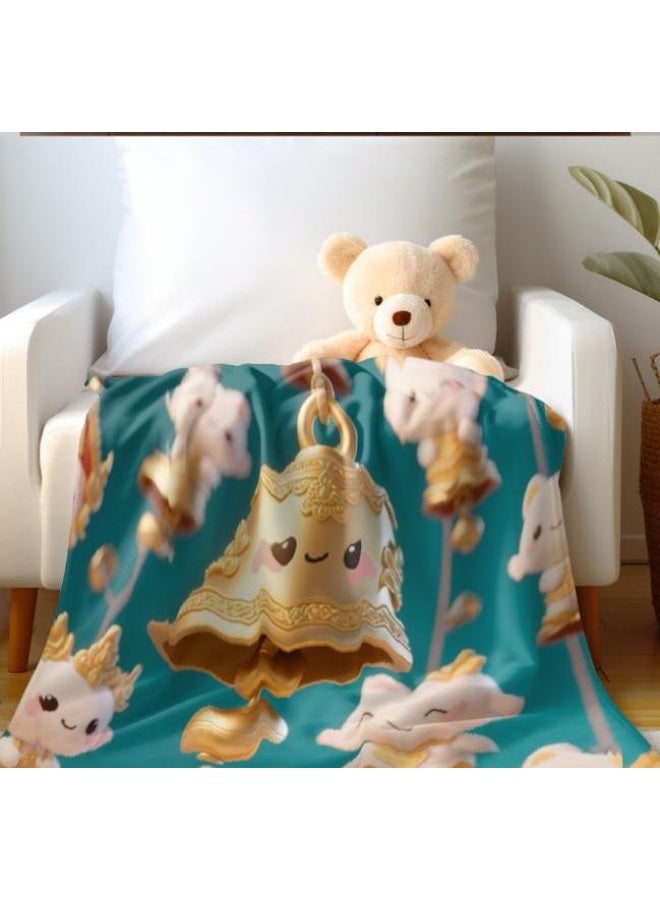 عام بطانية رقيقة من الفانيلا (دافئة ومريحة، ومناسبة للنوم واستخدام الألعاب وإزالة الغبار ومقاومة للرمل) 150 سم * 200 سم - 199 - Image 4