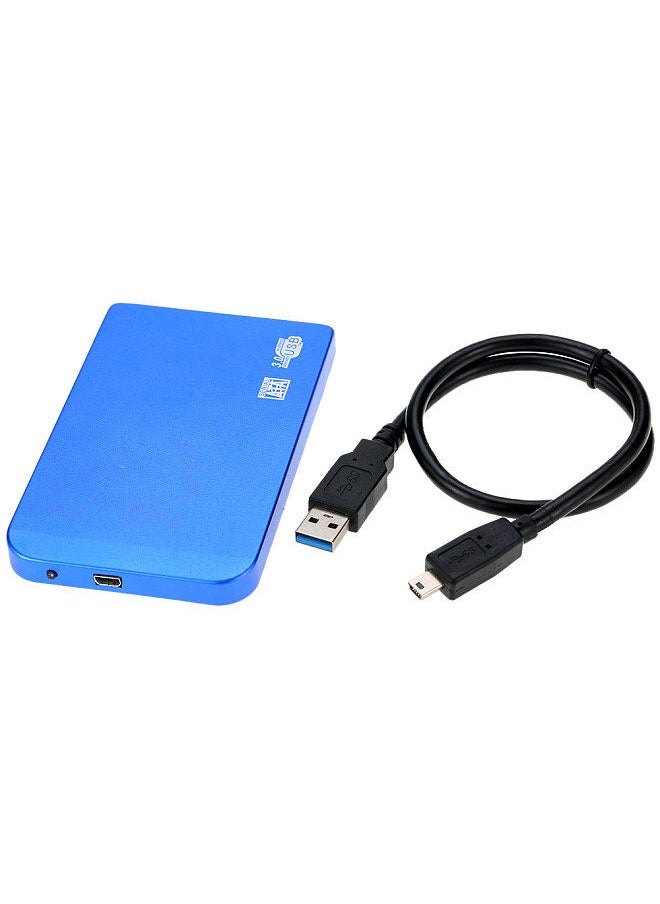Generic Slim Super Speed 6Gbps Aluminum 2TB 2.5" SATA SSD HDD Hard Disk Drive Box USB 3.0 External Enclosure Case Caddy + USB Cable  - Image 1