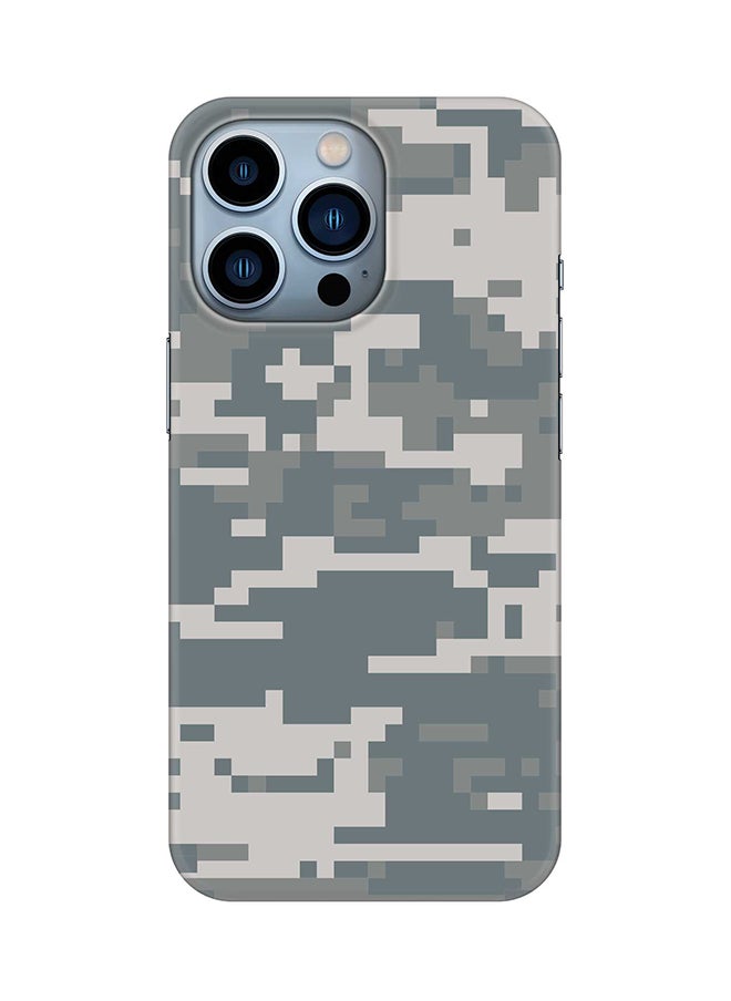 Stylizedd Case for iPhone 15 Pro Slim Snap Classic Series Mobile Cover Hard PC Shield Matte Finish Phone CasePrint - Digital Camo  - Image 1