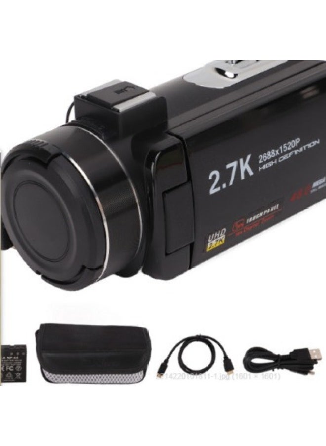 Generic English Version Product 2.7K HD 48 Million Pixel Digital Video Camera Home Travel Camera DV06S-Body Color:Standard Black English Battery 32GB Card  - Image 5