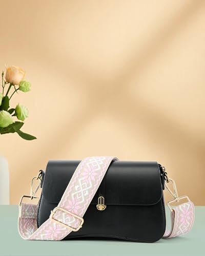 GINJKGO Purse Straps Women's Crossbody Handbags - Purse Straps Replacement Crossbody, Wide Shoulder Strap for Crossbody Bag - Image 5