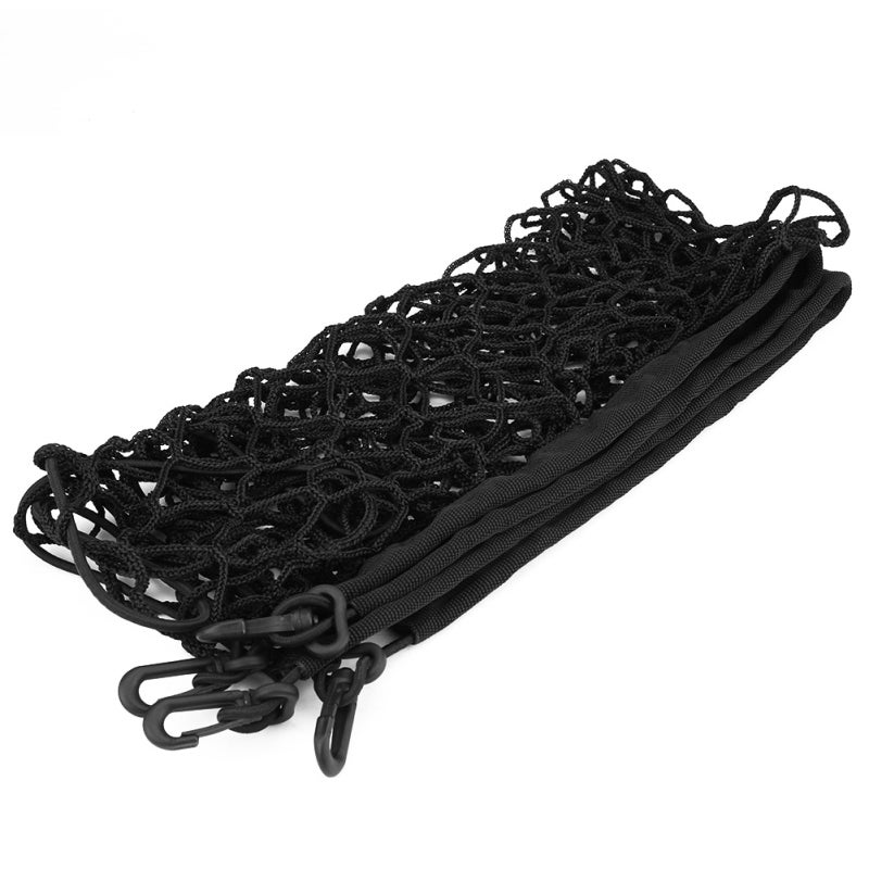 Car Trunk Organizer Elastic Net Mesh High Abrasion Resistance - Strong Flexible Stretch Universal Car Cargo Net for Sedan SUV RV Buses - Image 2
