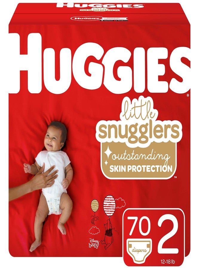 Huggies Little Snugglers Baby Diapers, Size 2, 70 Ct - Image 1