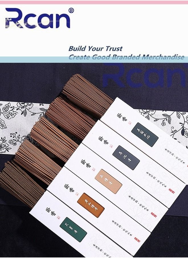 Rcan Premium Incense Sticks Synthesized From Natural Agarwood Sandalwood and Plant Powder, Used for Yoga, Meditation, Healing, Soothing, Prayer and Romance, 450 Sticks  - Image 5