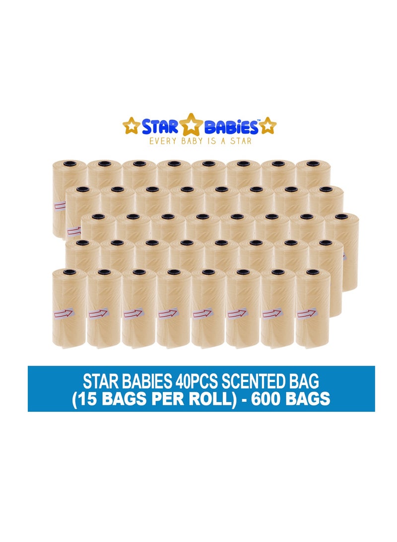 STAR BABiES Star Babies Scented Bag-Pack of 40/600bags - Ivory  - Image 2