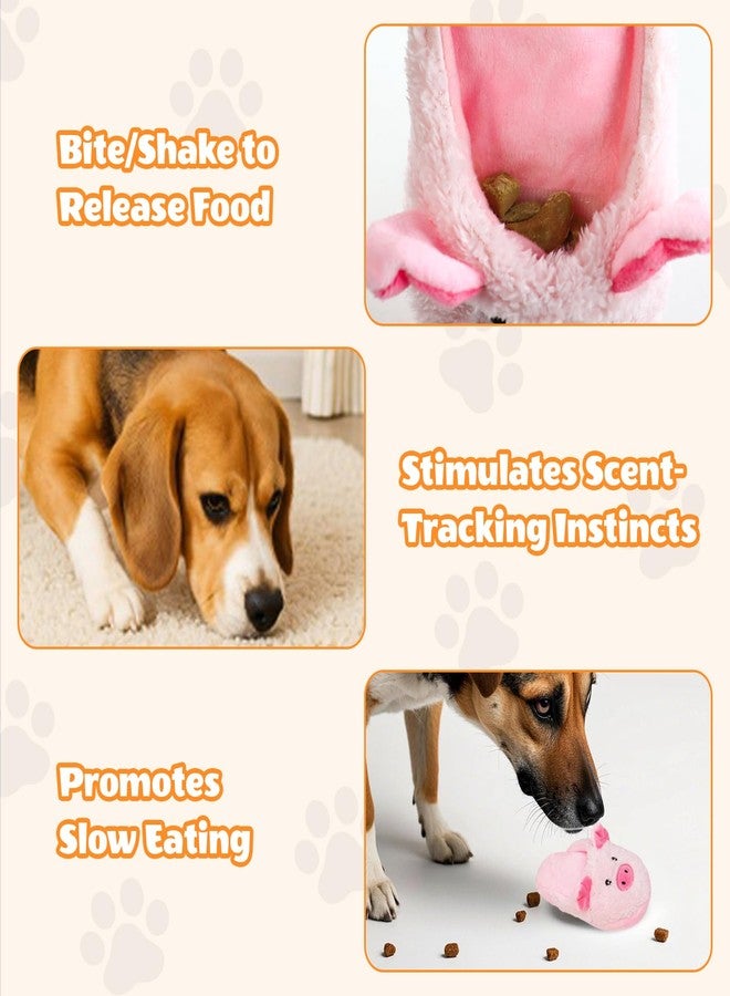 Andiker Dog Squeaky Toy, Cute Slipper Shaped Dog Chew Toys with a Squeaker and Crinkle Paper, Hide Food Puppy Stuffed Toy for Small Medium Dogs to Bite and Relieve Boredom and Stress (Pink) - Image 5