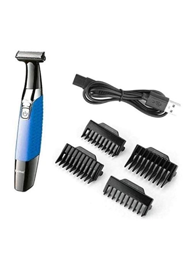 كيم آلة حلاقة الحواجب واللحية للرجال Kemei km-1910 تعمل جافة ورطبة - Image 2