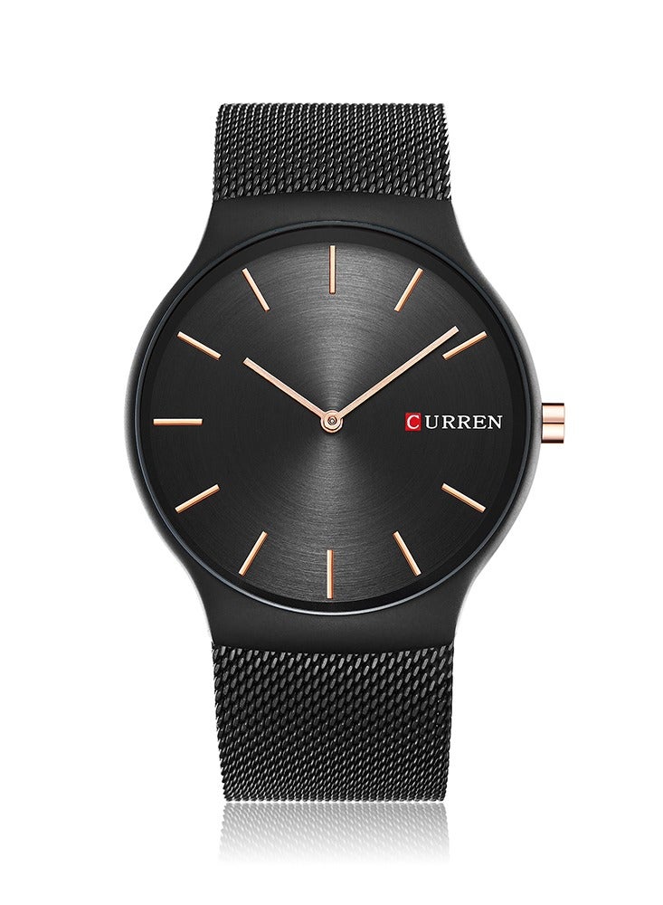 CURREN Original Fashion Watches for Men Ultra-thin Steel Strap Waterproof Wristwatch for Men Top Brand Luxury Slim Business Watches Male Calendar Quartz Clock - Image 2