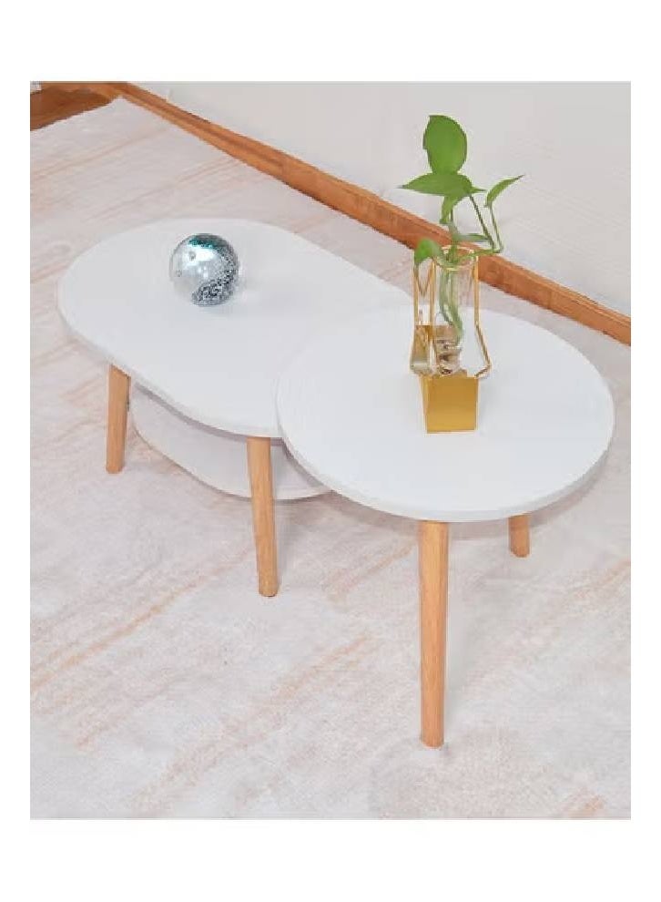 كيكي طاولة قهوة مستديرة متعددة الأغراض للمطبخ وغرفة النوم - Image 5