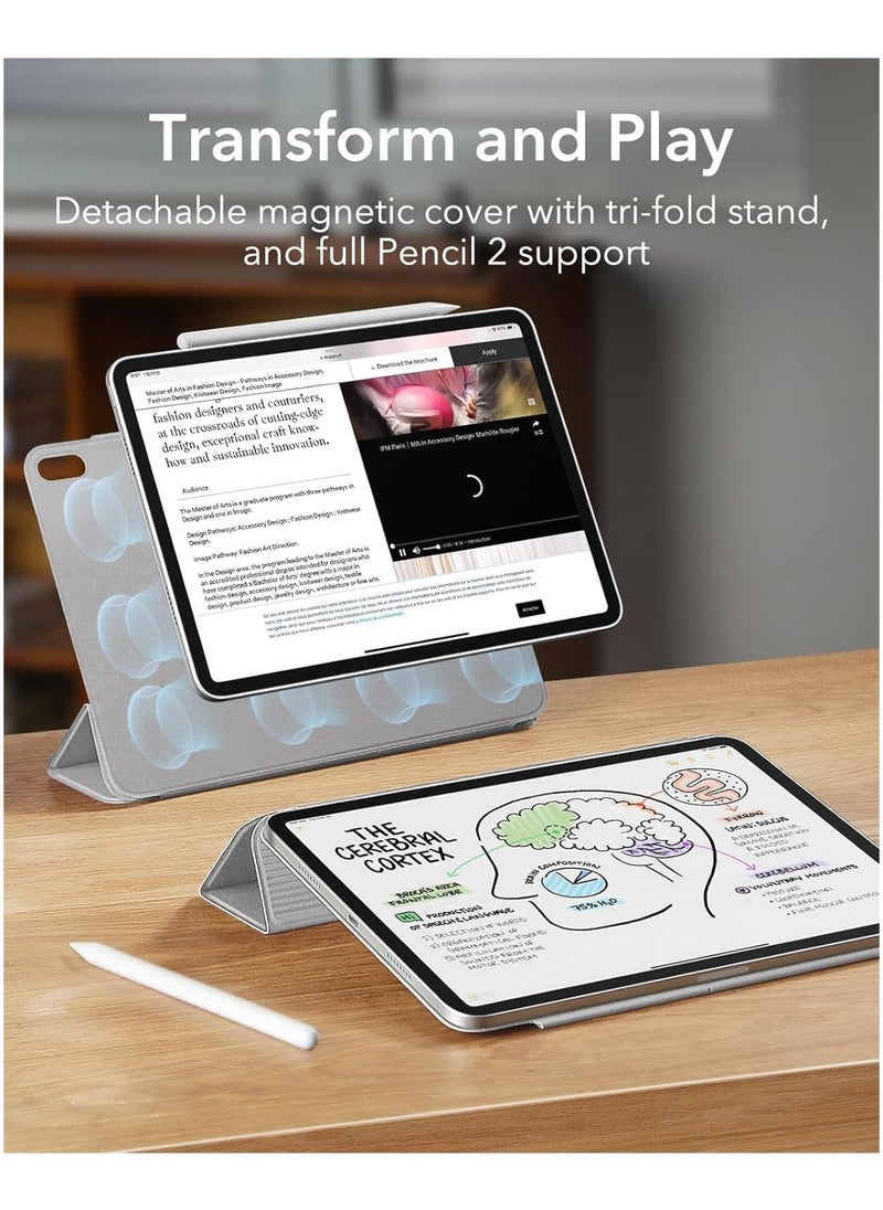General iPad Pro 13 inch Case (2024), Powerful Magnetic Attachment, Slim Trifold Stand Case, Supports Pencil Pro and Pencil(USB-C), Auto Wake/Sleep, Durable Protection  - Image 2