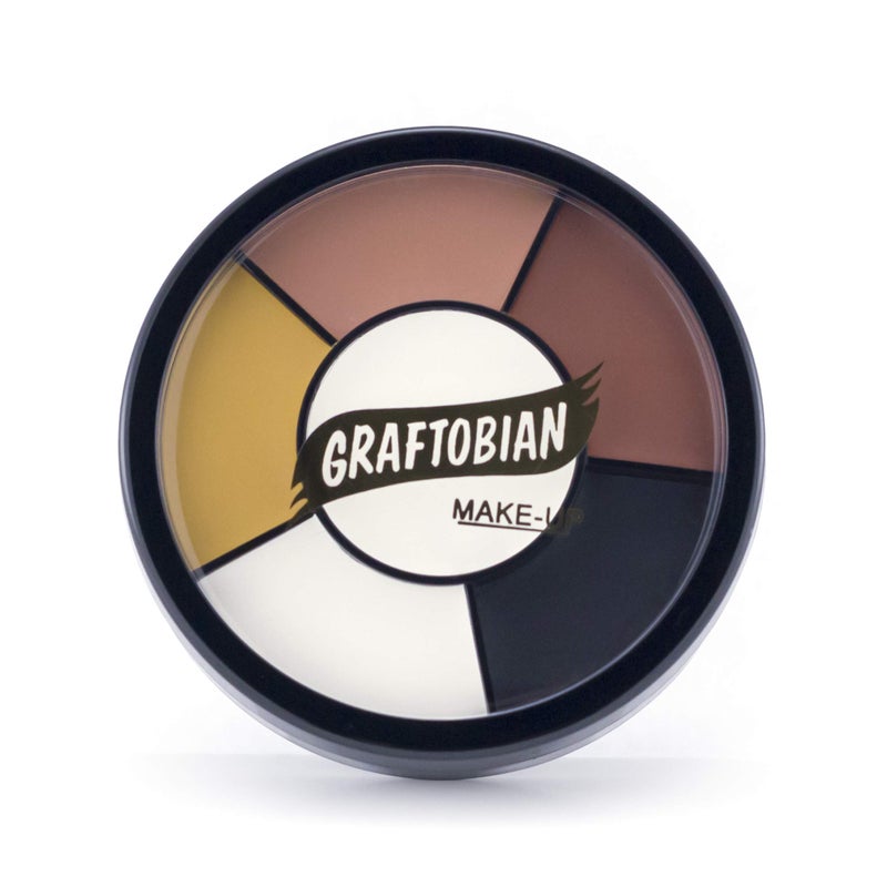 Graftobian Cat Wheel Professional Cream Makeup 1oz28g 5 Color Character Makeup Circle