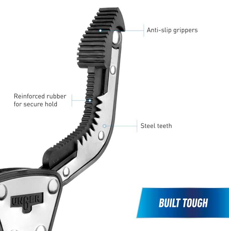 Unger Professional 42.5â€ Rugged Reacher Grabber Tool with Rotating Head, Outdoor Trash Picker Upper, Heavy Duty Claw Pickup, Durable Litter Yard Clean Up for Twigs, Lawn, and Garden Use - Image 5