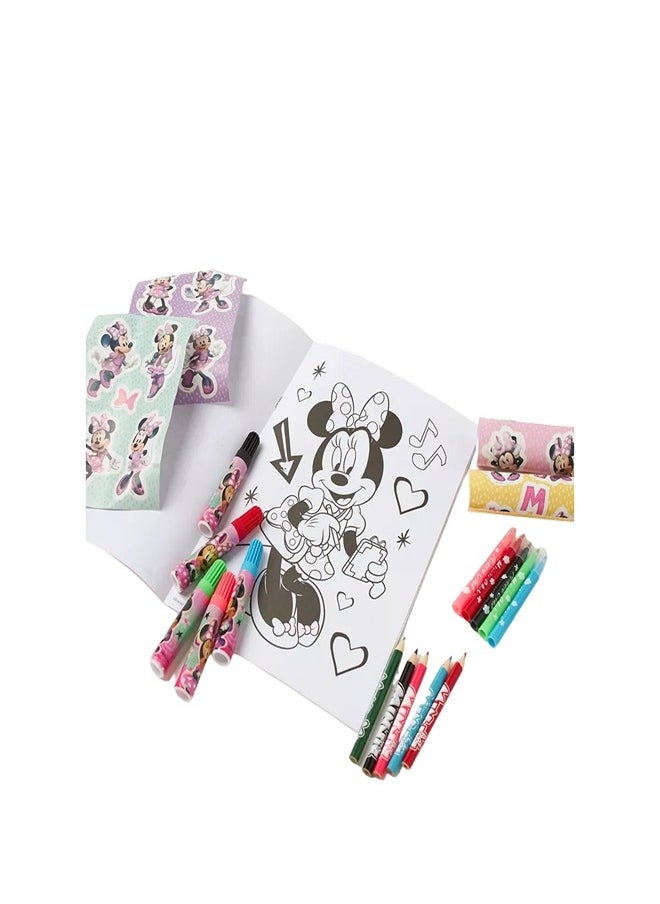 Generic Add to List Disney Minnie Mouse Print Activity Set with Trolley Bag - FK-16-151  - Image 3