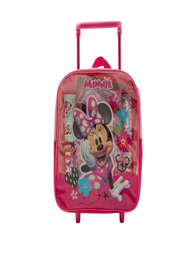 Generic Add to List Disney Minnie Mouse Print Activity Set with Trolley Bag - FK-16-151  - Image 1