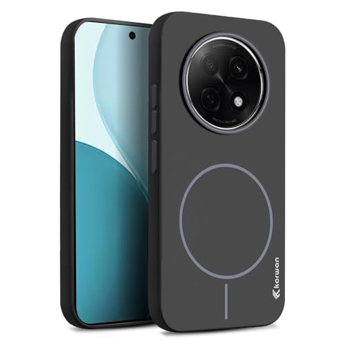 KARWAN®️ Magnetic Wireless Ultra Slim-Fit Back Case Cover for Oppo F29 Pro |Hard PC Case Cover| Ultra-Thin & Light Weight with [Ultra Premium Feel] Case for Oppo F29 Pro (6.7") (Black) - Image 1