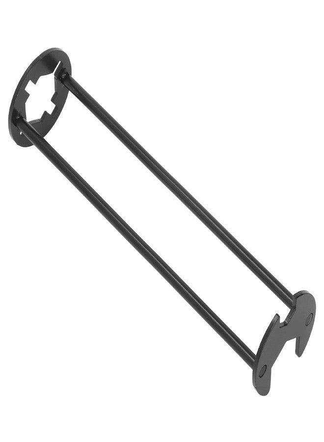 Kadimendium Black Multifunctional Sink Wrench Carbon Steel Robust Faucet Hose Spanner Sink Wrench Tool Faucet Wrench for Bathroom Home(S 165x42x45mm/6 5x1 7x1 8in) - Image 1