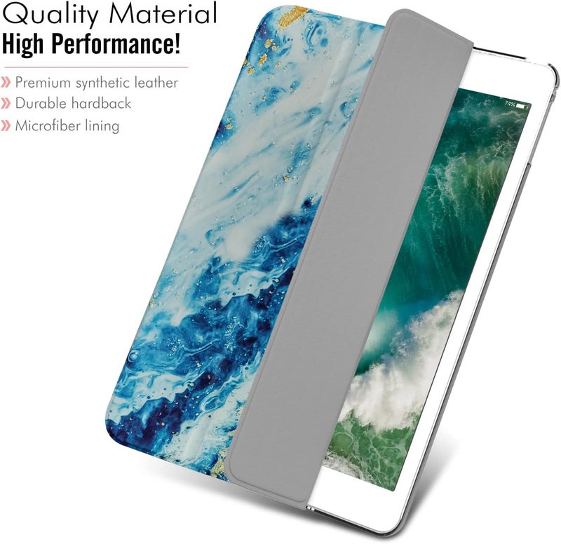 Moca Compatible Smart Flip Cover Case for iPad 9.7 inch 2017 2018 iPad 5th 6th Generation A1893 A1954 A1822 A1823 Smart Case Cover (Gliding Texture, iPad 9.7 inch 2017/2018 Launched) - Image 5