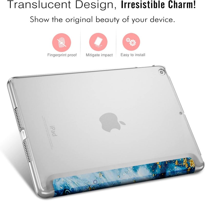 Moca Compatible Smart Flip Cover Case for iPad 9.7 inch 2017 2018 iPad 5th 6th Generation A1893 A1954 A1822 A1823 Smart Case Cover (Gliding Texture, iPad 9.7 inch 2017/2018 Launched) - Image 4