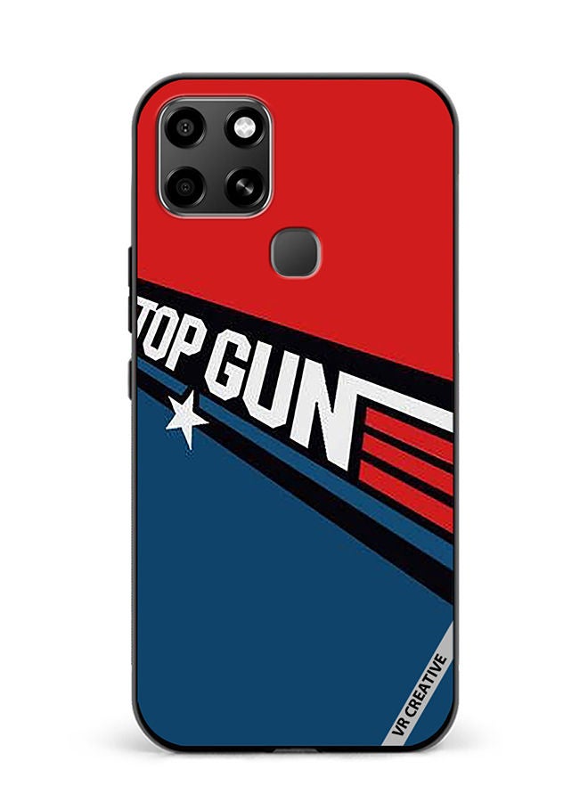 VR CREATIVE Protective Case Cover For Infinix Smart 6 Top Gun Theme Design Multicolour - Image 1