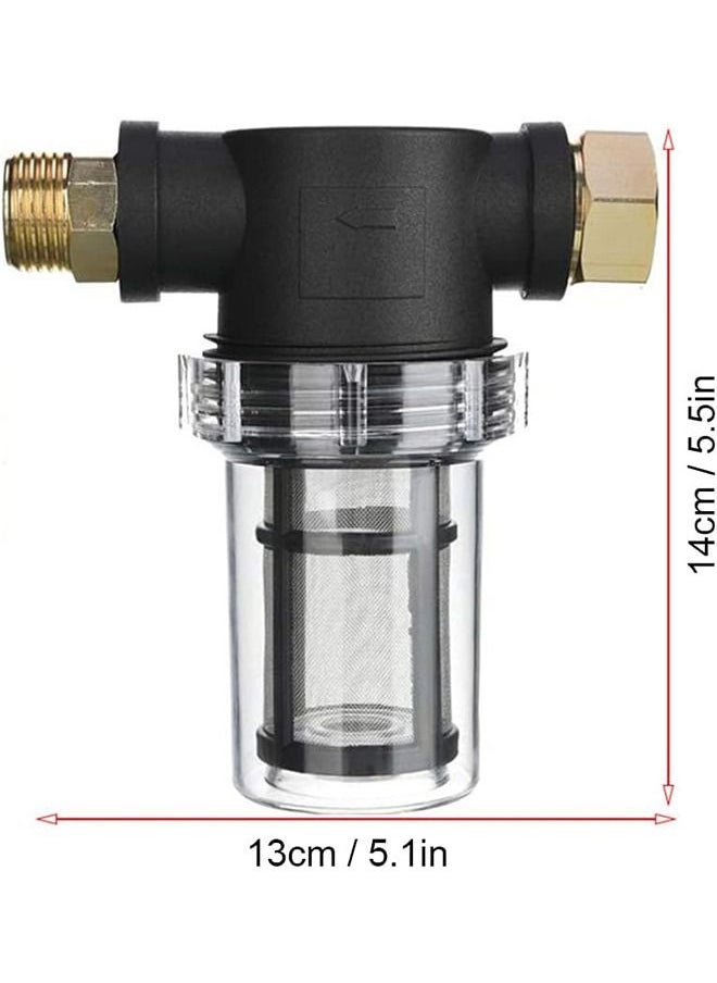 MVAQKLM  - Garden Hose Filter Sediment Filter Attachment 2 Pcs O-Ring and 3 Pcs Filter Hose Washer - Image 1
