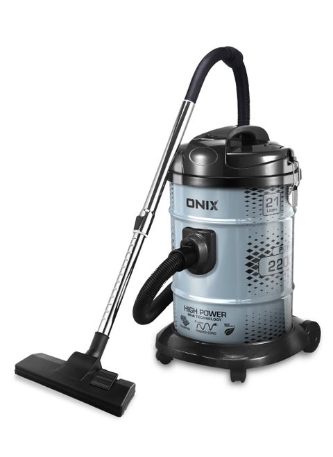 VACUUM CLEANER 21 LTR - Powerful 2200W Input, Large 21 Liter Dust Capacity, Blower Function, and Convenient Carrying Handle- Grey