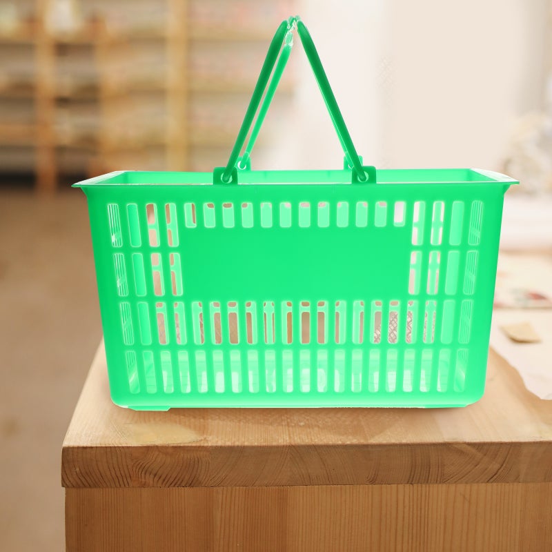 Desktop Basket Grocery Basket Storage Container Handheld Cosmetic Organizer Supply - Image 3
