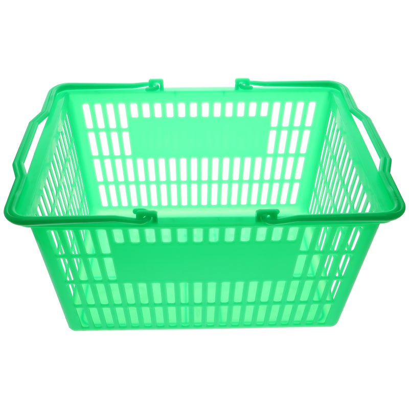 Desktop Basket Grocery Basket Storage Container Handheld Cosmetic Organizer Supply - Image 5