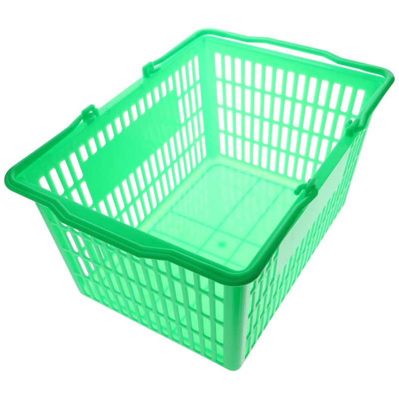 Desktop Basket Grocery Basket Storage Container Handheld Cosmetic Organizer Supply - Image 1