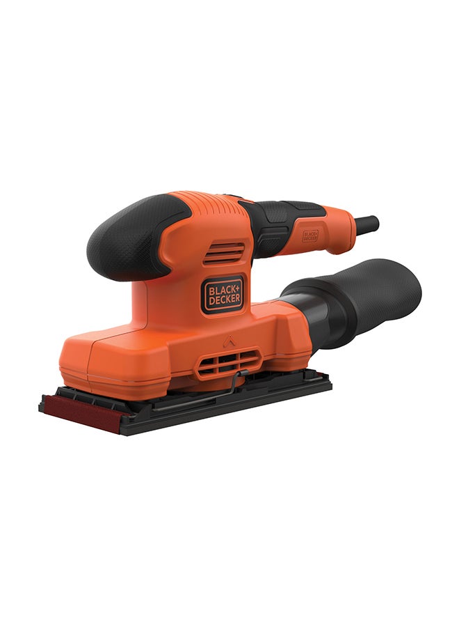 BLACK+DECKER 1/3 Sheet Sander 150W, Bew220-GB Orange/Black - Image 1