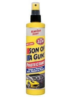 STP Son Of A Gun Protectant 10Oz, Shines And Protects Vunyl, Rubber And Plastic, New Car Scent, 1 Piece  - Image 1