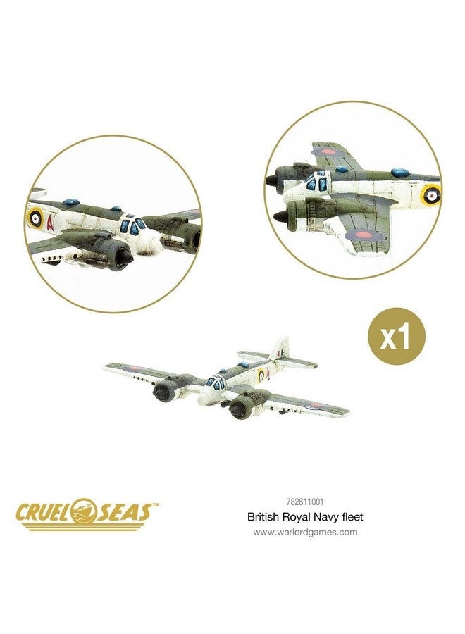 WARLORD GAMES Cruel Seas Warlord British Royal Fleet 1:300 WWII Naval Military Wargaming Plastic Model Kit 782611001 - Image 5