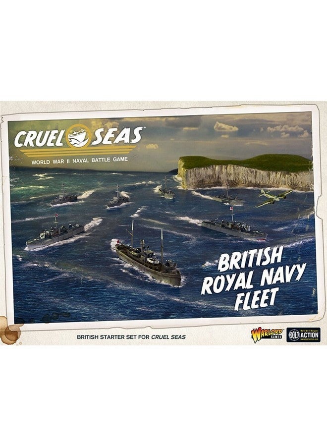 WARLORD GAMES Cruel Seas Warlord British Royal Fleet 1:300 WWII Naval Military Wargaming Plastic Model Kit 782611001 - Image 2