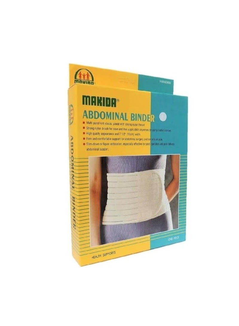 MAKIDA Medical-Grade Abdominal Binder – Breathable Post-Surgery Compression Wrap for C-Section, Tummy Tuck & Hysterectomy Recovery – Multi-Panel Elastic Stomach Support for Men & Women (XL) - Image 1