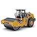Dollox Diecast Road Roller Toys 150 Scale Metal Engineering Road Planer Vehicle Truck Toy High Detail Construction Vehicles Model Road Roller Decoration Toy Kids - Image 2