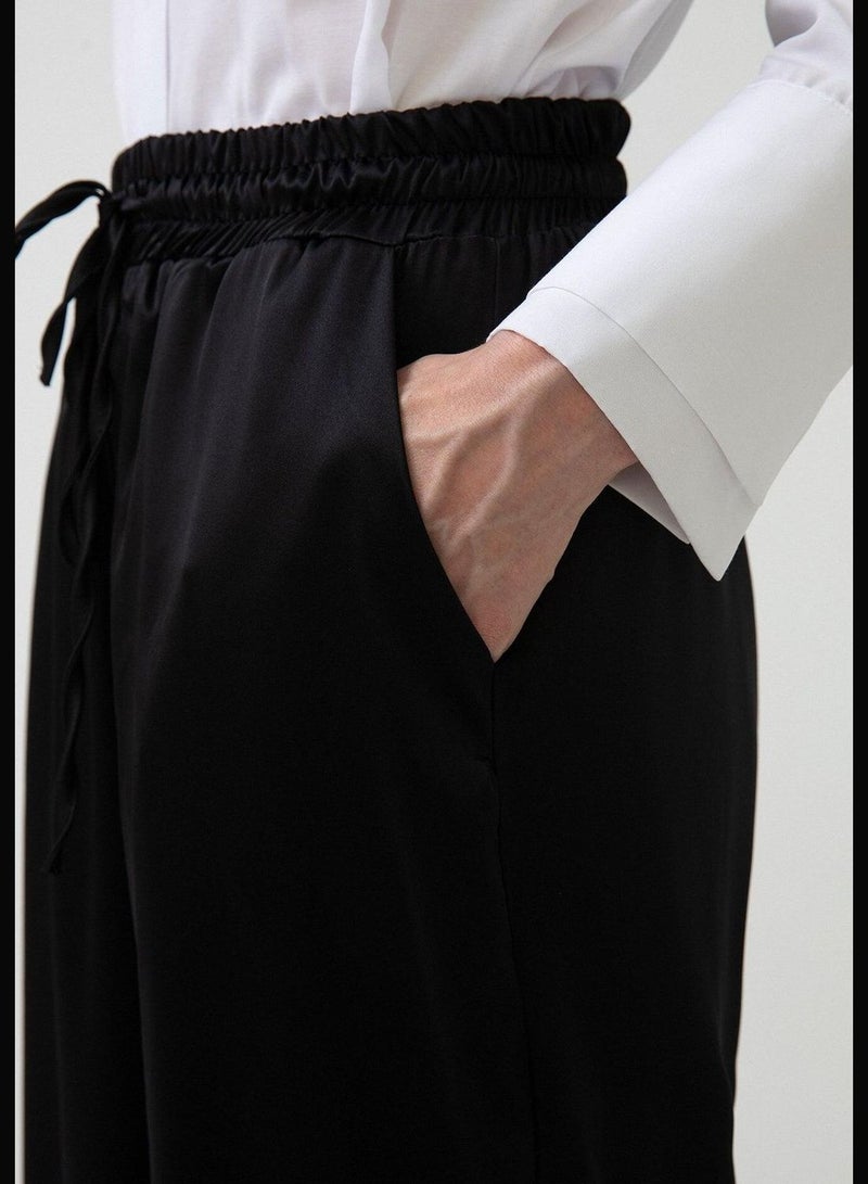 Touche WIDE LEG SATIN TROUSERS - Image 3