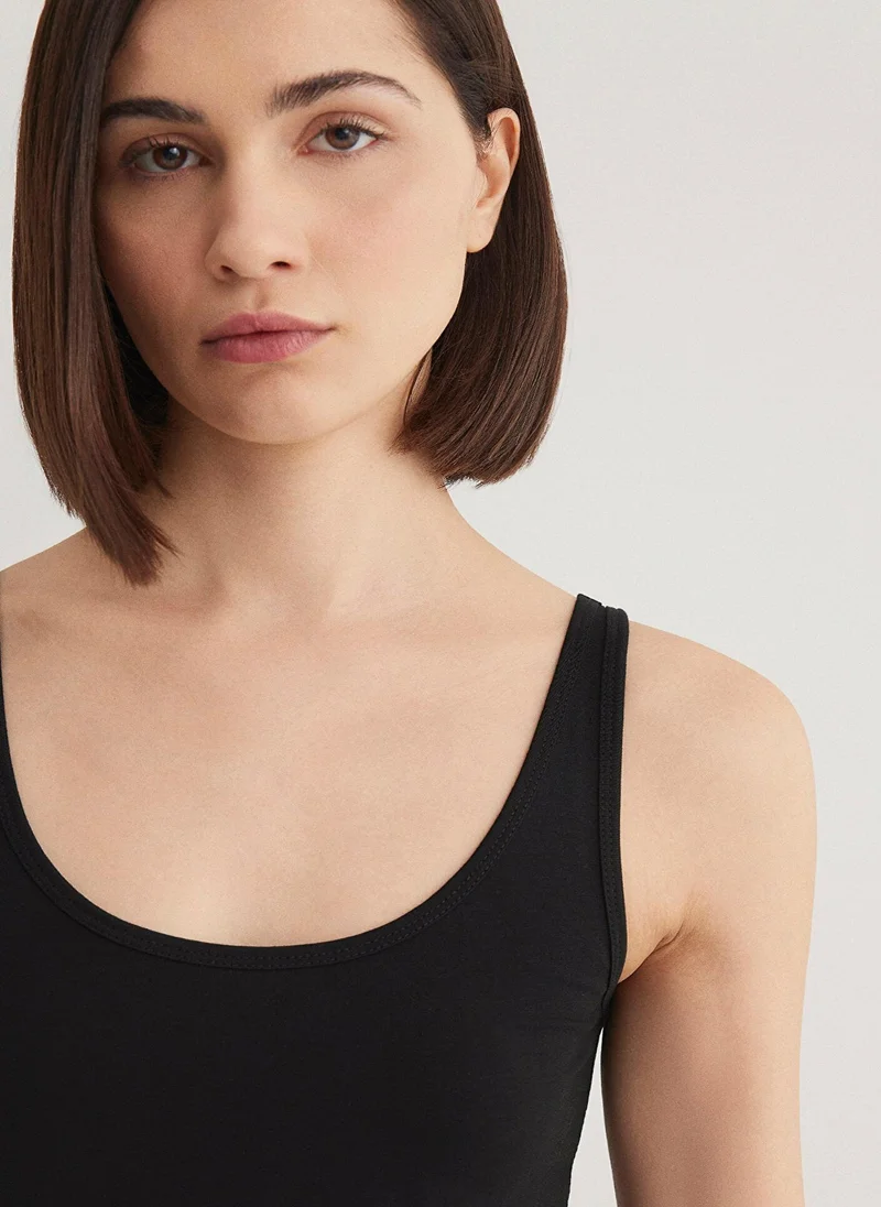 MAVI Black Basic T-shirt