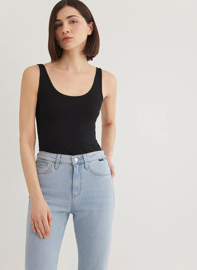 MAVI Black Basic T-shirt