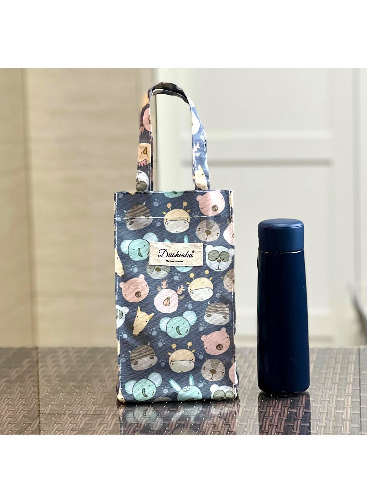 Generic - 1 x 5 pcs New Korean Style Waterproof Tote for Bottles and Umbrellas Cyan Elephant - Image 1