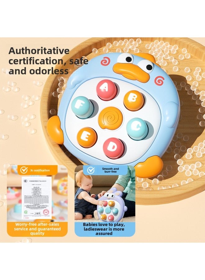 Pocket Mini Hamster Press Music Baby Early Education Puzzle Baby Boys And Girls Finger Toys Children Wholesale-Color: One Pink - Image 4