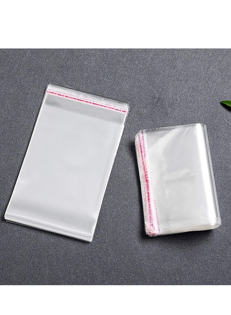 KOOKNA 100Pcs Plastic Bag Self-Sealing, Candy Bags for Small Gifts, Cookies Bag for Bakery, Resealable Clear Cellophane Pouches, Moisture-Proof and Crystal Clear Visibility, 8x12cm - Image 4