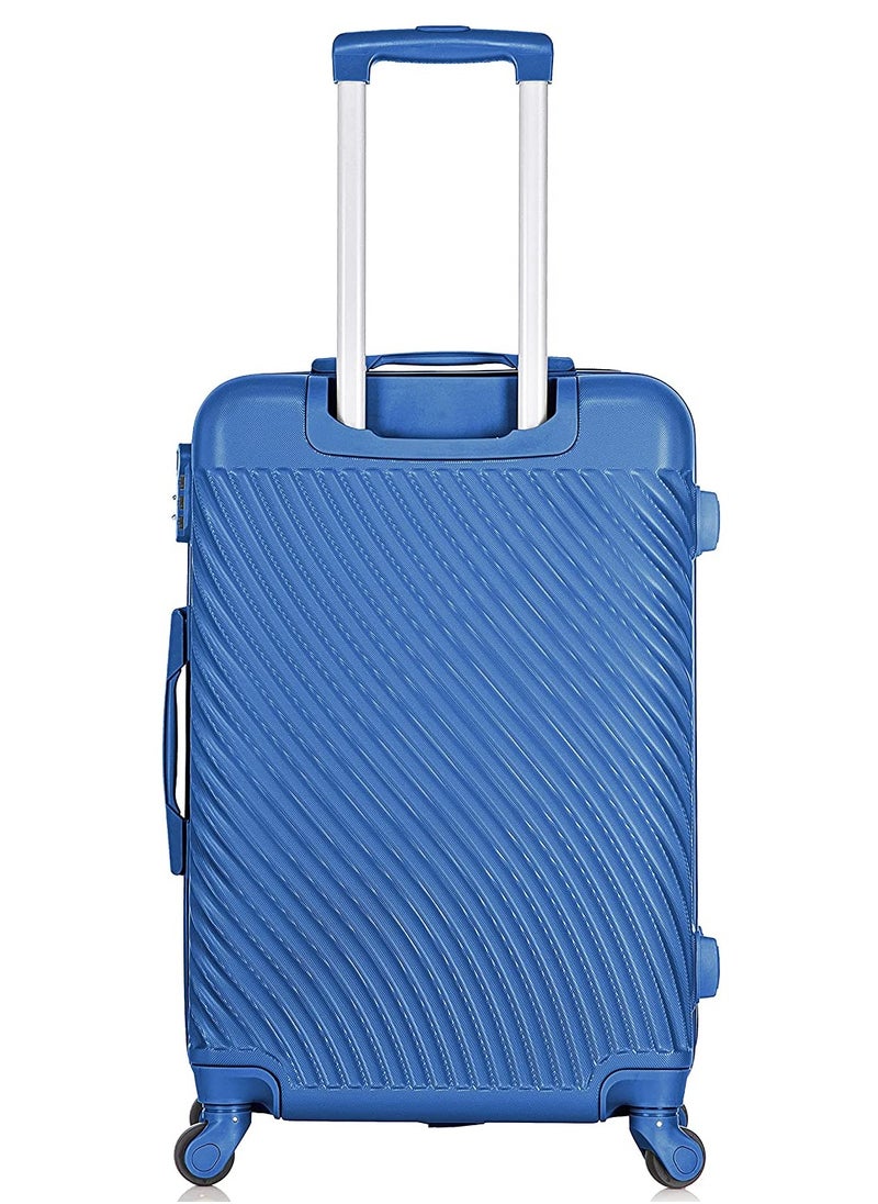 SENATOR Hard Case Travel Bag Luggage Trolley For Unisex ABS Lightweight Suitcase with 4 Spinner Wheels KH1065 Pearl Blue  - Image 4
