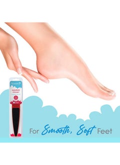 Flowery Flowery Original Swedish Clover Red Foot File, Pedicure Foot Scrubber, 60/100 Grit - RED  - Image 2