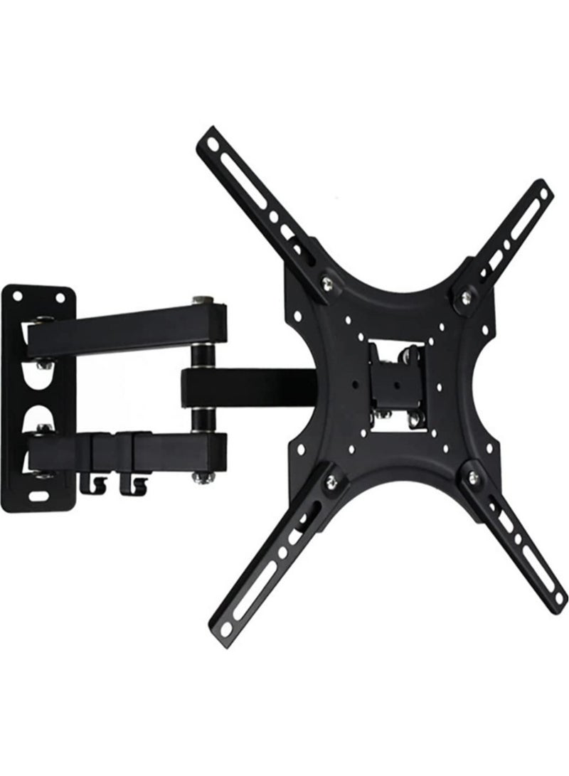 ELTRAZONE Tilt & Swivel TV Wall Mount - Heavy Duty Steel Bracket for 32-55" LED, LCD, Flat & Curved TVs, 70 lbs Capacity, VESA 400x400 - Image 1